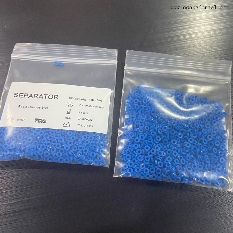 Séparateur élastique orthodontique dentaire 1000 pièces/sac OSA-P29