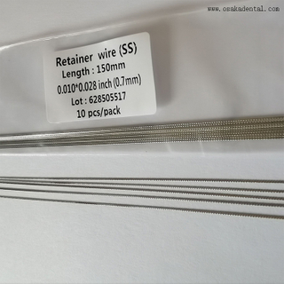 Fil de retenue dentaire en acier inoxydable, accessoires orthodontiques