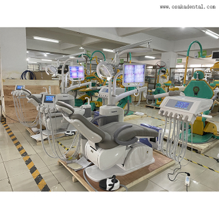 Fauteuil dentaire de haut niveau avec moniteur 17 pouces et caméra buccale