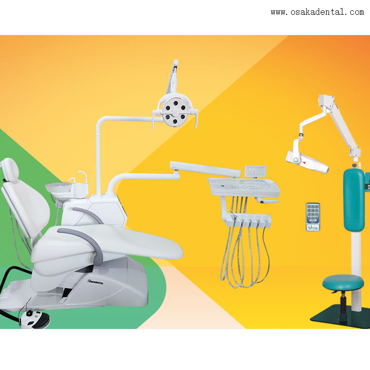 Fauteuil dentaire à pédale avec rayons X
