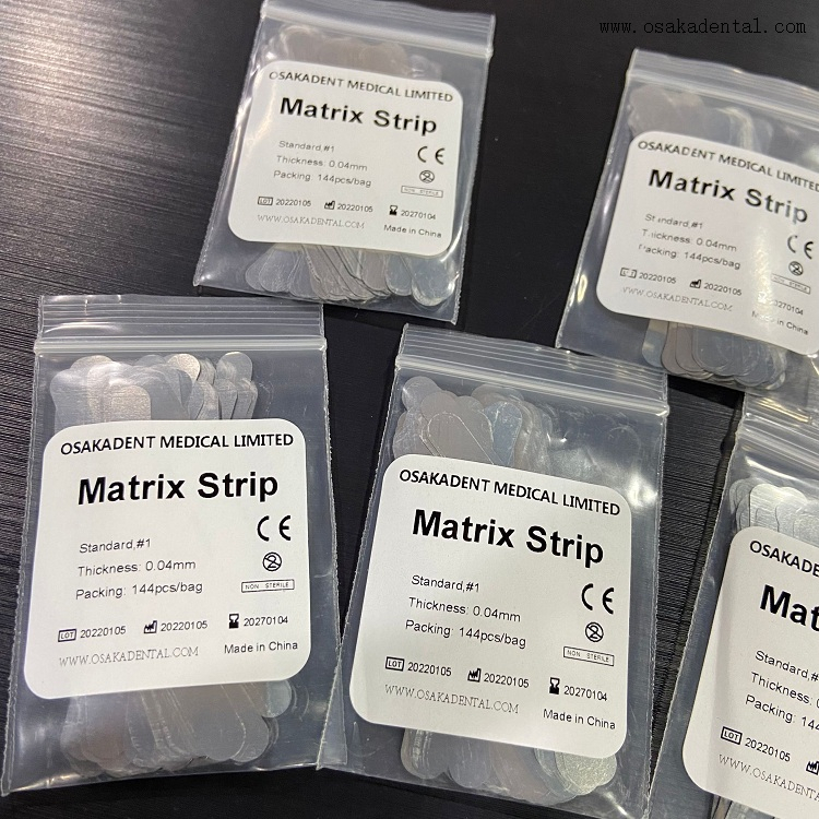 Bandes dentaires Tofflemire Matrix en acier inoxydable OSA-E30- 2B