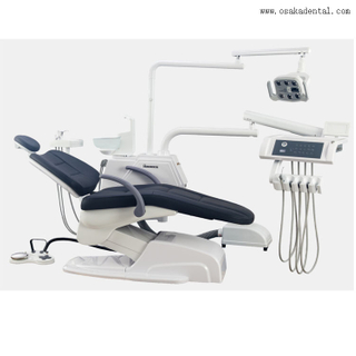 Produit de chaise dentaire de luxe avec un tabouret de dentiste, prix des équipements d'unité dentaire, chaise d'occasion