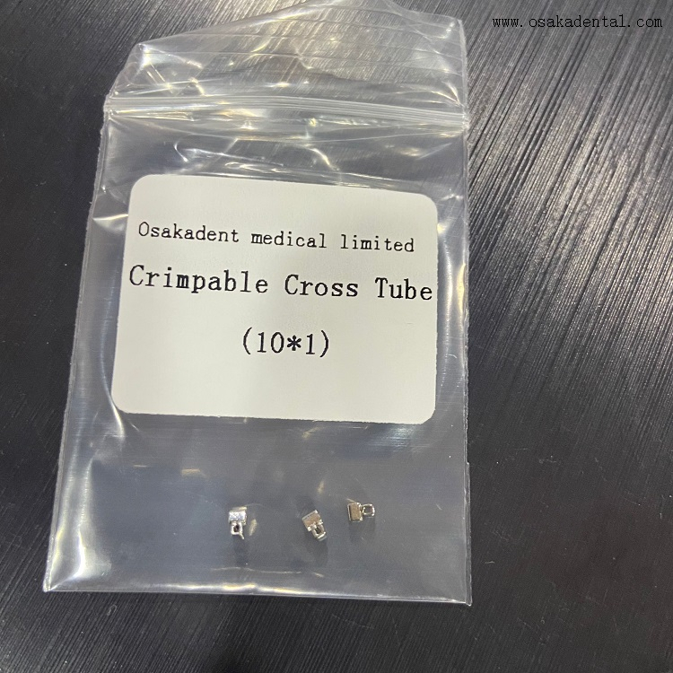 Tube transversal à sertir orthodontique dentaire