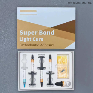 Adhésif photopolymérisable orthodontique dentaire de matériel dentaire