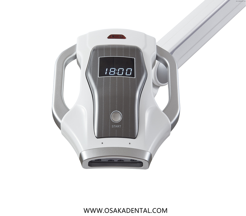 Lampe de blanchiment des dents Mobie à 10 LED de couleur bleue avec roue