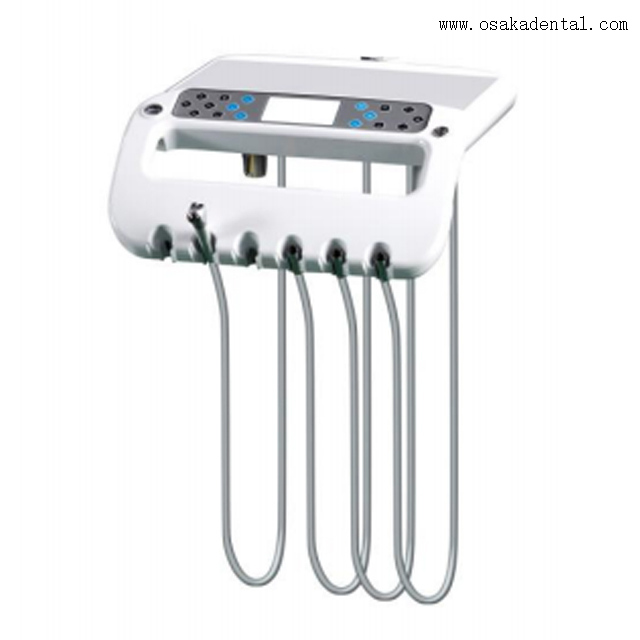 Fauteuil dentaire de couleur violette haut de gamme d'unité de fauteuil dentaire OSAKA avec machine de blanchiment dentaire et algiante dentaire