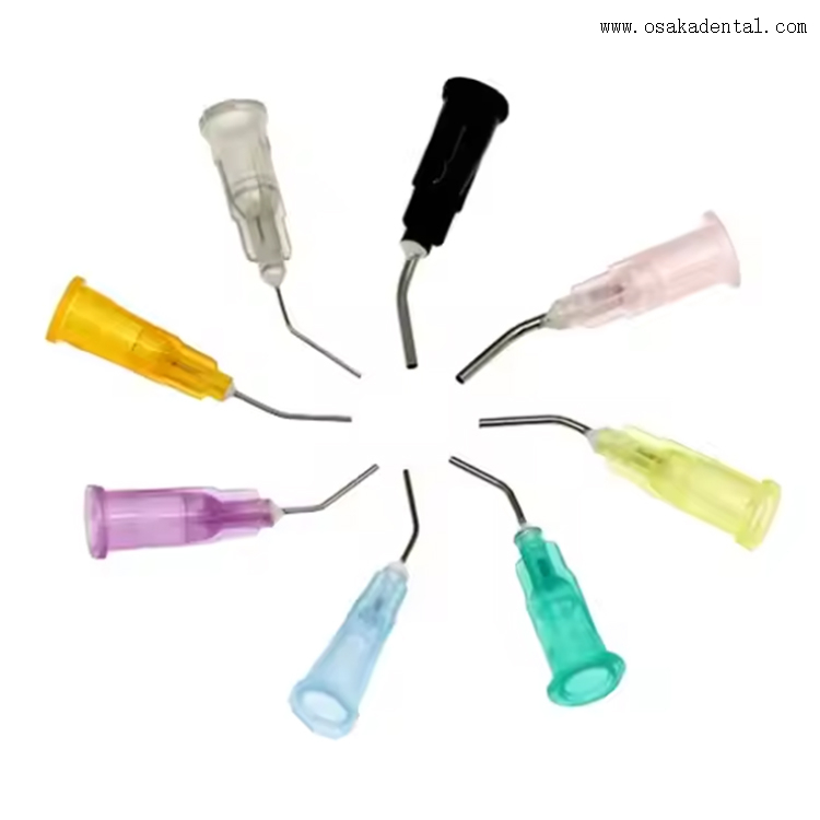 Embouts de flux dentaires pré-courbés jetables