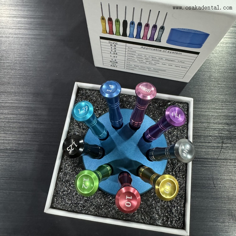 Ensemble d'outils pour implants dentaires 