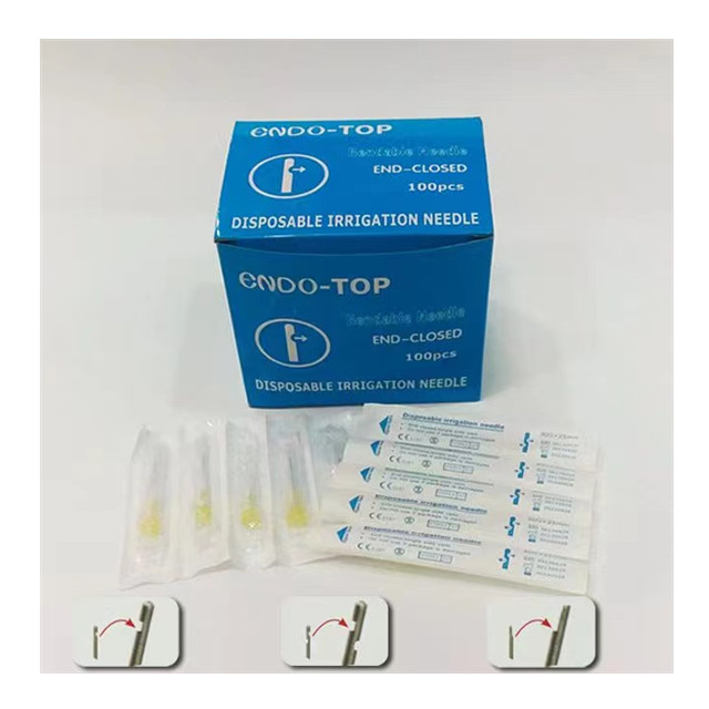 Aiguille d'irrigation Endo dentaire jetable