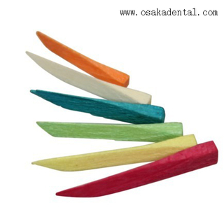 Cales dentaires en bois naturel, produits jetables d'endodontie