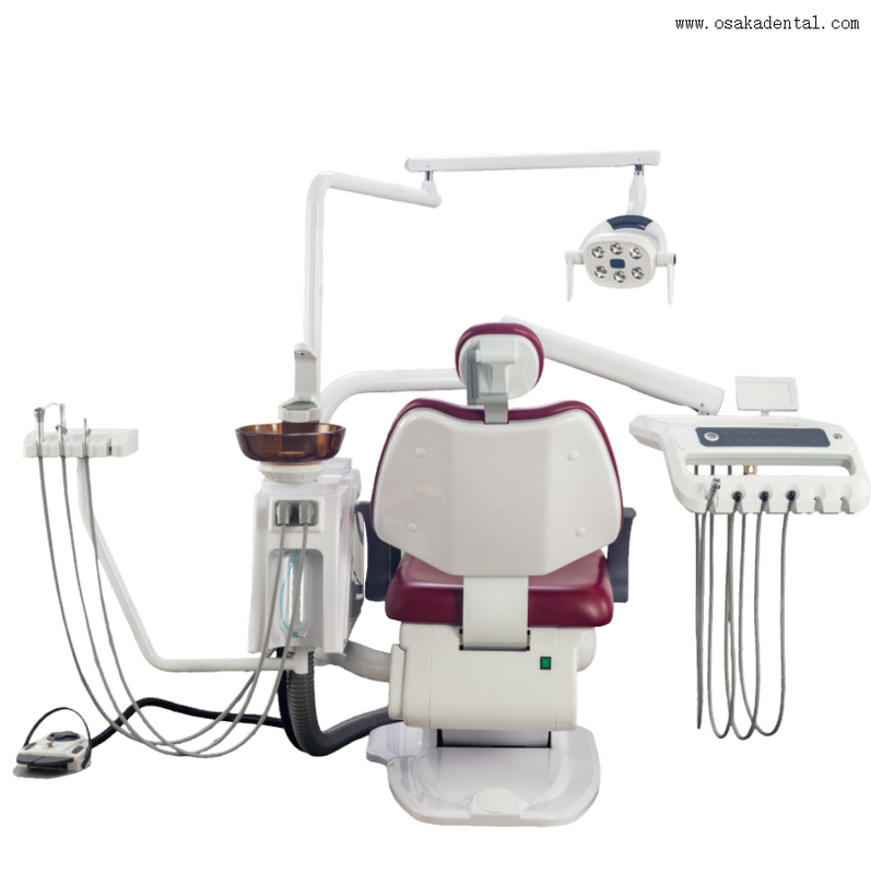 Unité de fauteuil dentaire avec siège plus grand et moteur Danmark
