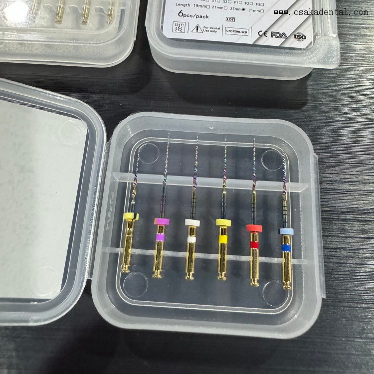 Fichiers dentaires superbes fichiers Endo Protaper colorés OSA-V3-C