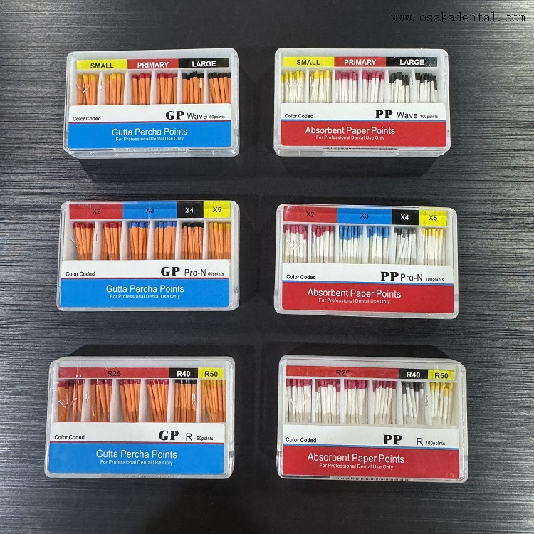 Pointe de papier dentaire Gutta Percha pour Pronext Reciproc Wave One
