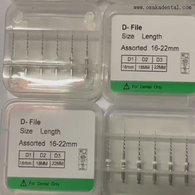 Utilisation dentaire de limes de retraitement endodontique résistantes à la séparation et à conicité élevée