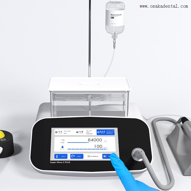 Groupe motopropulseur de moteur électrique dentaire sans balais, pas besoin de connexion avec un fauteuil dentaire