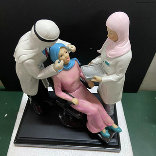 Modèle dentaire de précision avec matériau en résine, forme de modèle de dentiste pour la décoration de clinique dentaire