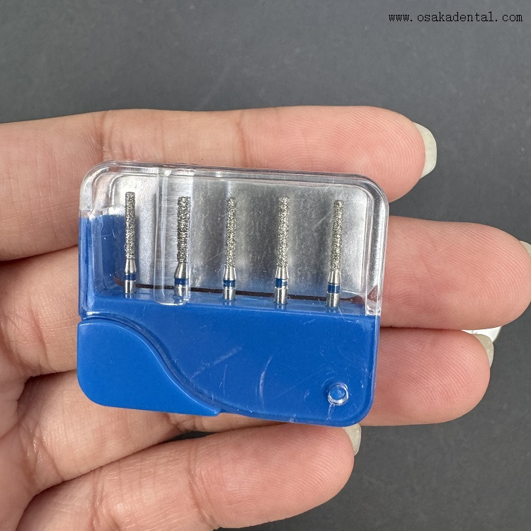 Fraise dentaire FG diamantée 5 pièces/boîte OSA-F656-T4, nouvel emballage