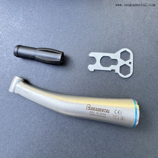 Contre-angle dentaire à fibre optique 1:1 pour fraises RA ou fraises FG