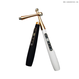 Lampe dentaire à polymérisation d'une seconde, couleur noir et blanc