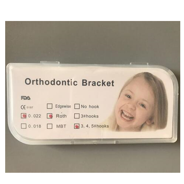 Support orthodontique en céramique dentaire élastique