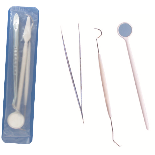 Kit d'examen dentaire jetable de trois pièces Consommables dentaires
