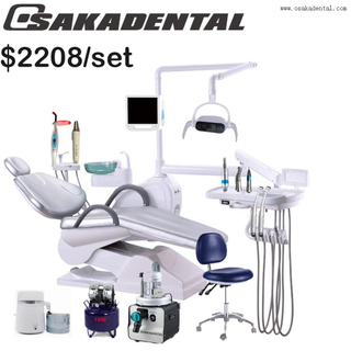 Ensemble complet de fauteuil dentaire pour clinique avec lampe à capteur