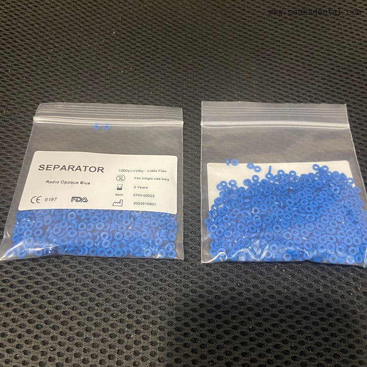 Séparateur élastique orthodontique dentaire 1000 pièces/sac OSA-P29