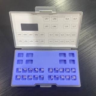 Support en céramique d'orthodontie dentaire ROTH/MBT 345 crochet OSA-P90-1