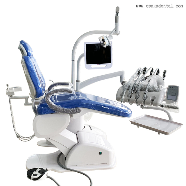 Fauteuil dentaire haut de gamme pour plateau d'instruments