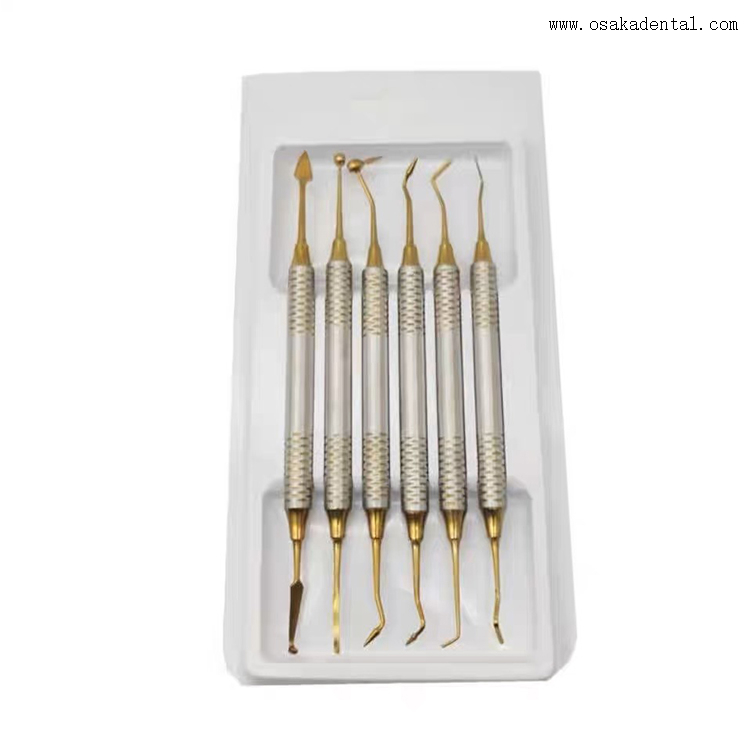 Instrument dentaire, outil de remplissage en résine Composite dentaire