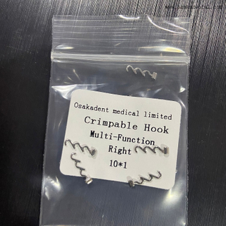 Crochet à sertir orthodontique dentaire multifonction droit