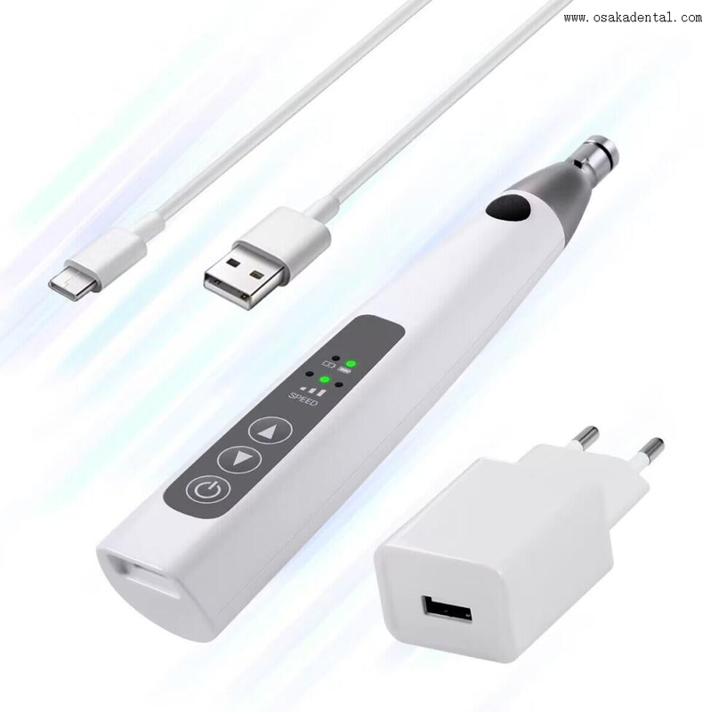 Pièce à main de prophylaxie rechargeable avec embouts