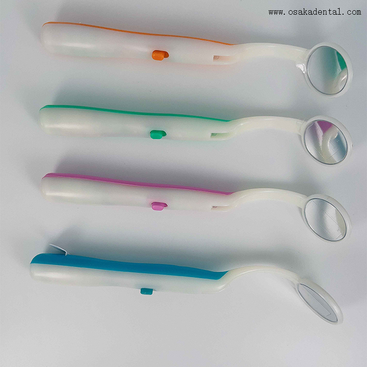 Miroir dentaire jetable avec lumière