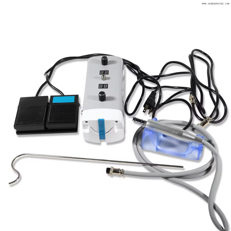 Machines de laboratoire dentaire, implant de dentiste chirurgical, moteur sans balais LED, micromoteur d'irrigation, pompage automatique de l'eau, équipements non optiques