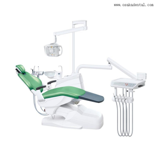 Fauteuil dentaire de luxe avec un tabouret de dentiste, prix des équipements d'unité dentaire, chaise d'occasion G1