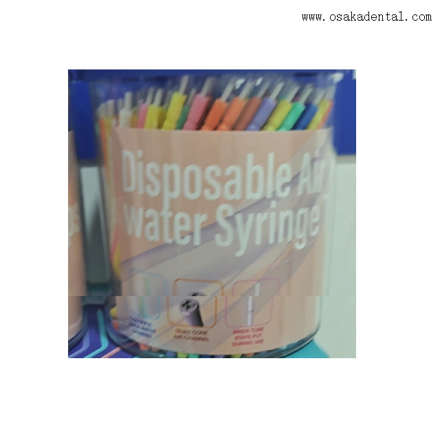 Seringue à eau jetable polyvalente, accessoires de blanchiment des dents
