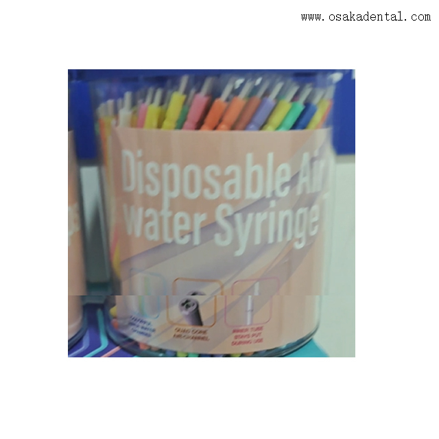 Seringue à eau jetable polyvalente, accessoires de blanchiment des dents