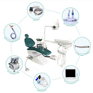 Unité de chaise dentaire écologique et stable avec compresseur
