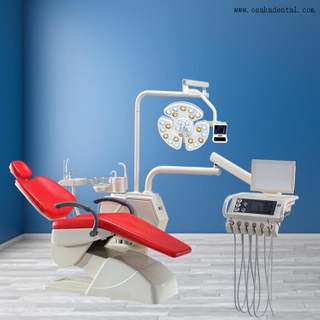 Unité de chaise dentaire avec lampe chirurgicale Le modèle le plus luxuriable