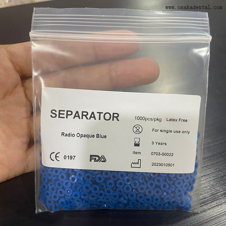 Séparateur élastique orthodontique dentaire 1000 pièces/sac OSA-P29