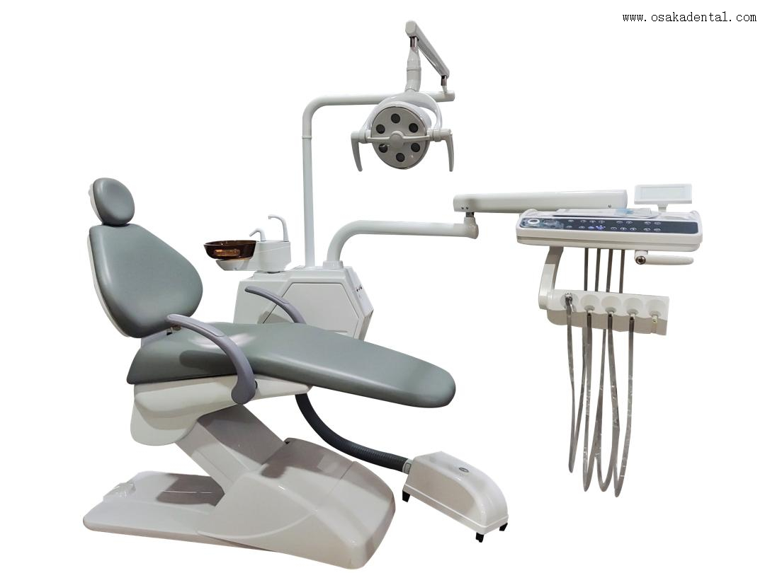 Unité dentaire mobile portative de luxe de chaise d'équipement dentaire populaire de haute qualité pour la clinique dentaire