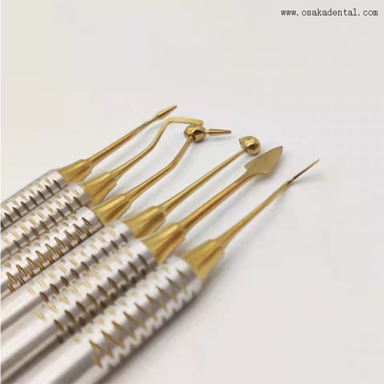 Instrument dentaire, outil de remplissage en résine Composite dentaire