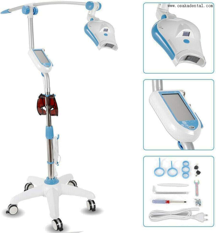 Lampe de blanchiment des dents Mobie avec écran de 5 pouces avec roue