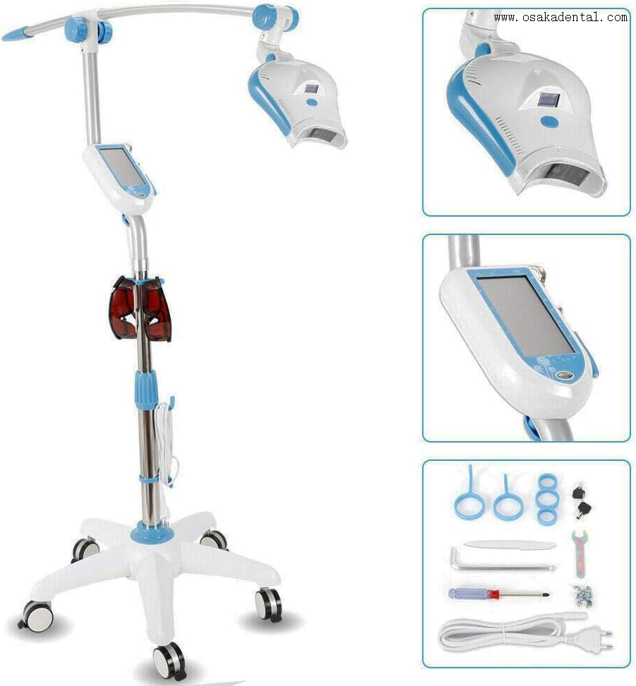 Lampe de blanchiment des dents Mobie avec écran de 5 pouces avec roue