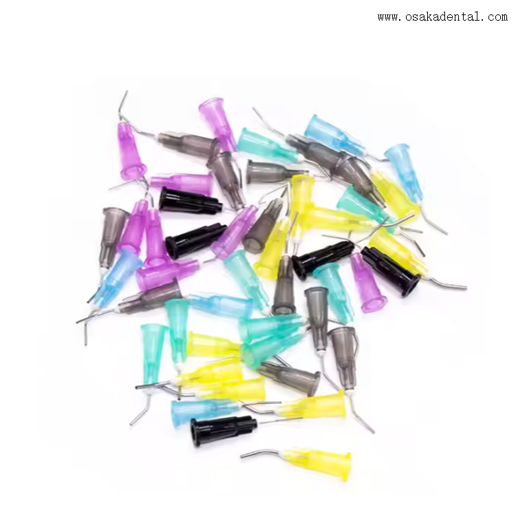 Embouts de flux dentaires pré-courbés jetables