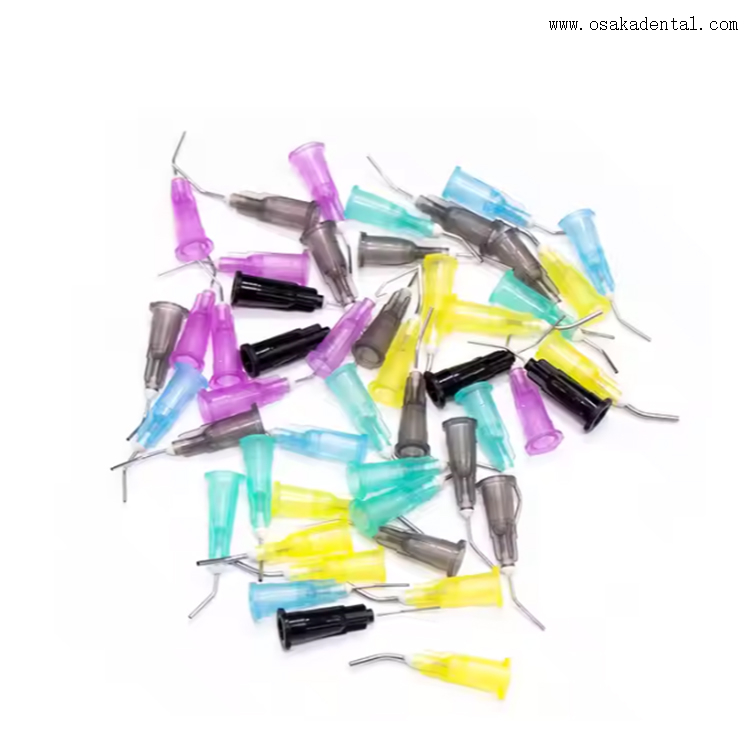 Embouts de flux dentaires pré-courbés jetables