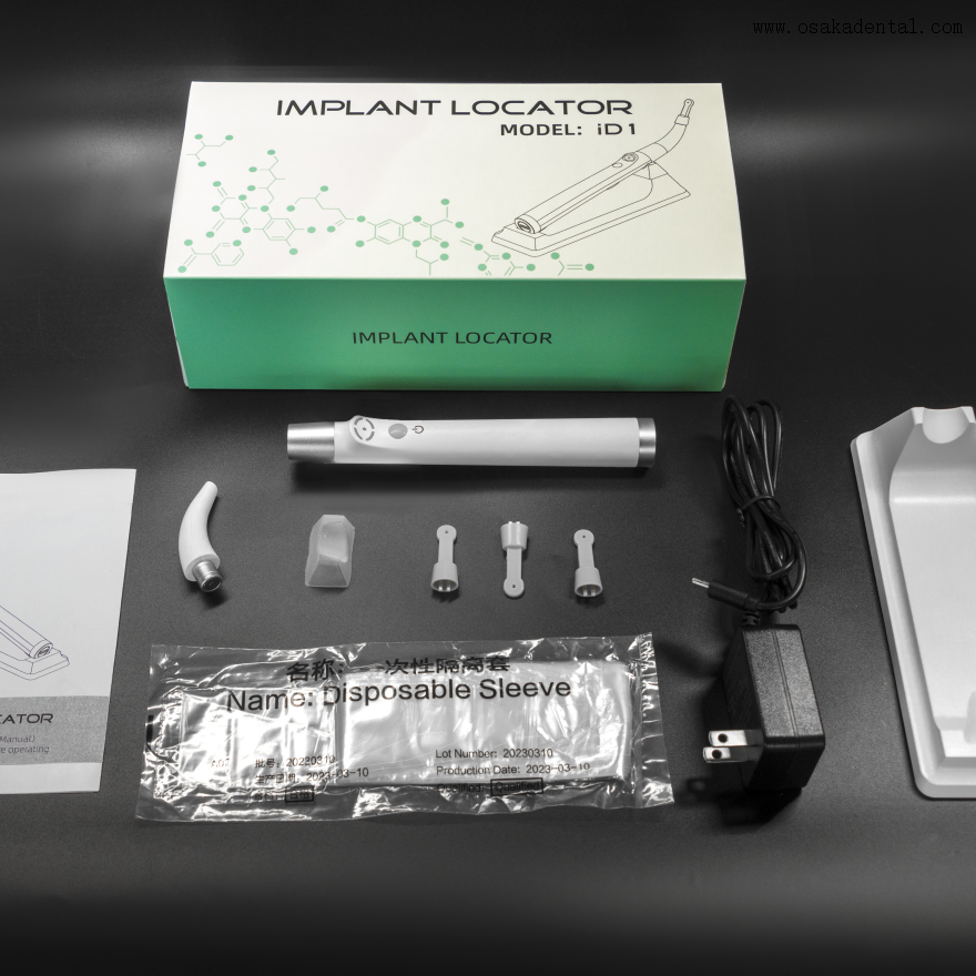 Localisateur d'implant dentaire, détecteur d'implant pour localiser les vis d'implant