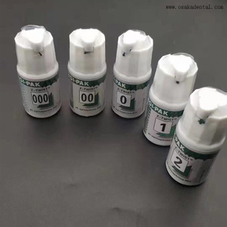 Cordon de rétraction dentaire, matériau consommable dentaire