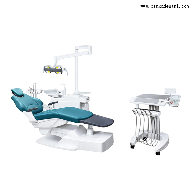 Produit de chaise dentaire de luxe avec un tabouret de dentiste, prix des équipements d'unité dentaire, chaise d'occasion G6
