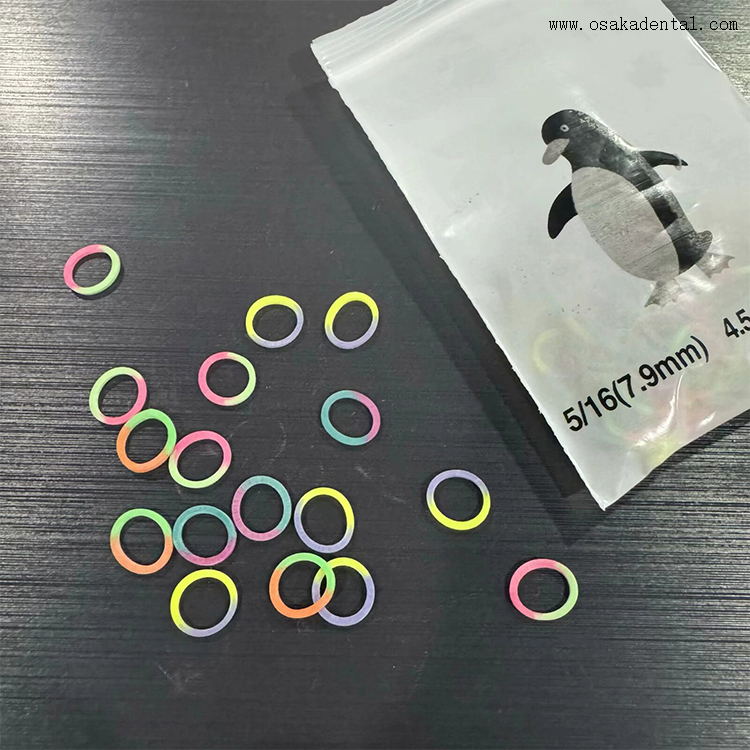 Accessoires orthodontiques dentaires Bande de caoutchouc / Bande élastique / Bande de puissance